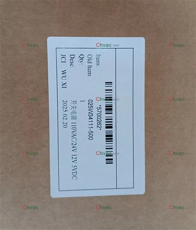 Yorkin varaosat 025 34111 000 Virtalähde